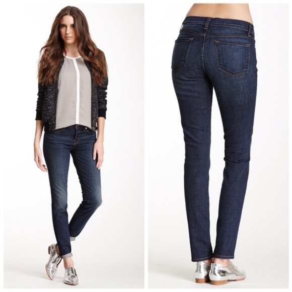 J Brand Denim - J BRAND Skinny Leg League Medium Wash Mid-Rise Skinny Jeans Denim Size 26
